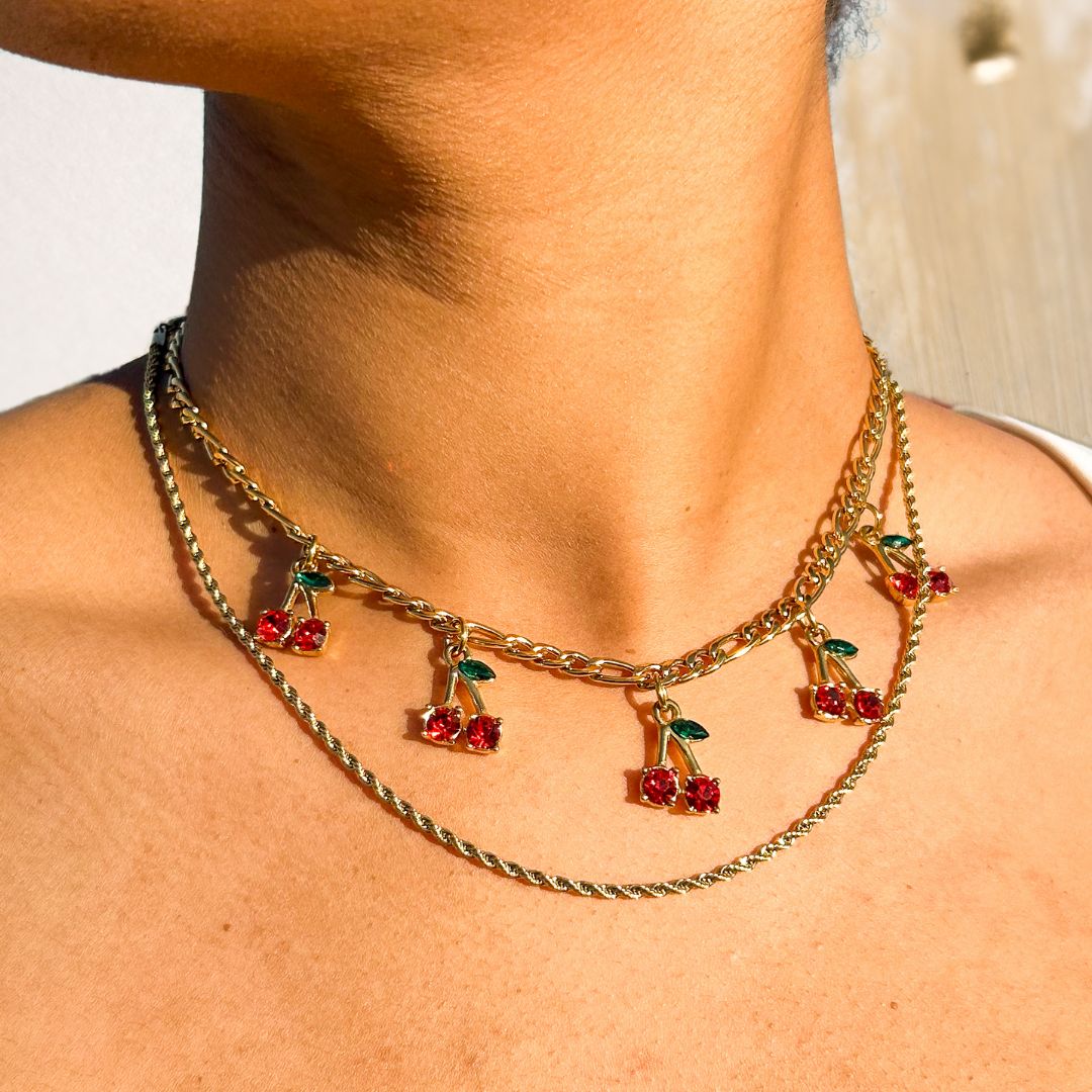 cherry cherry neckless