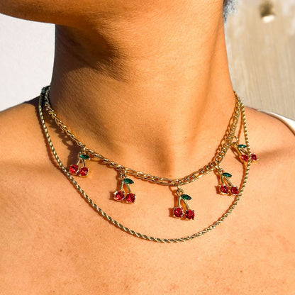 cherry cherry neckless