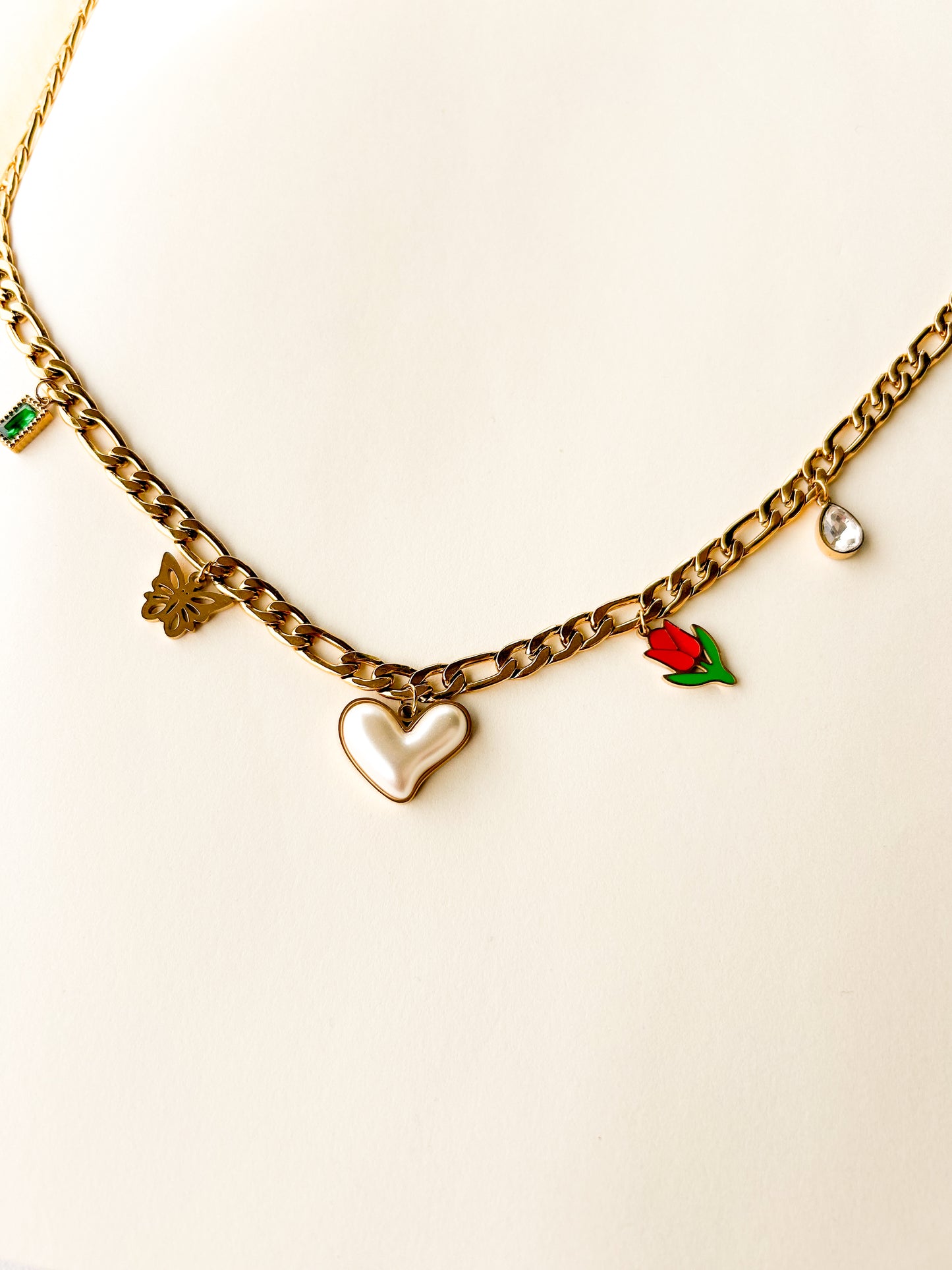 Heart Flower Neckless