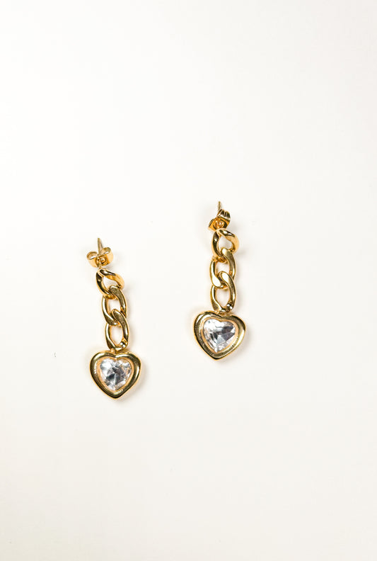 crush me earrings diamond